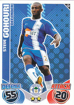 Steve Gohouri Wigan Athletic 2010/11 Topps Match Attax #330